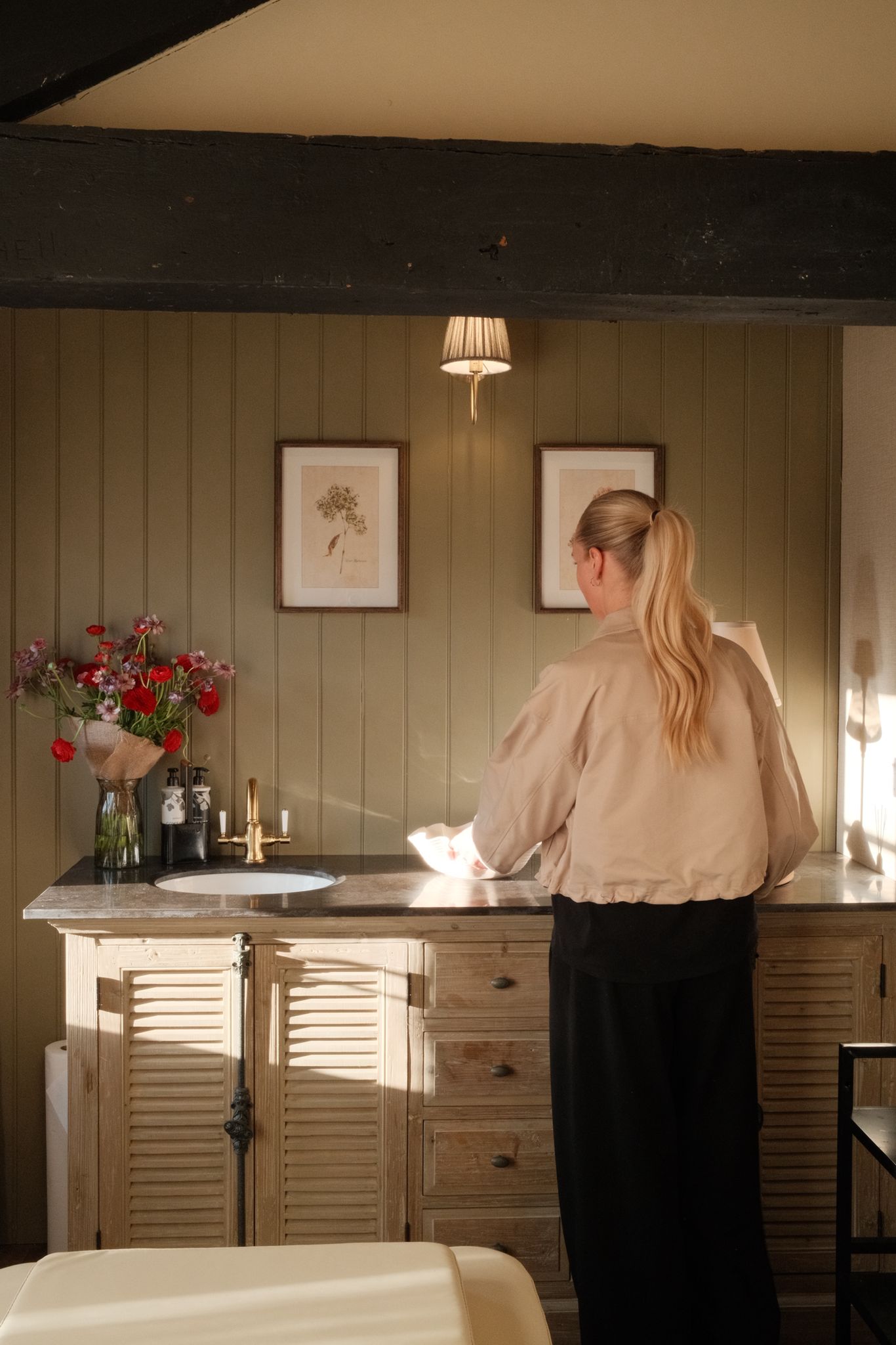 Interior detail at The Face Lab Cotswolds